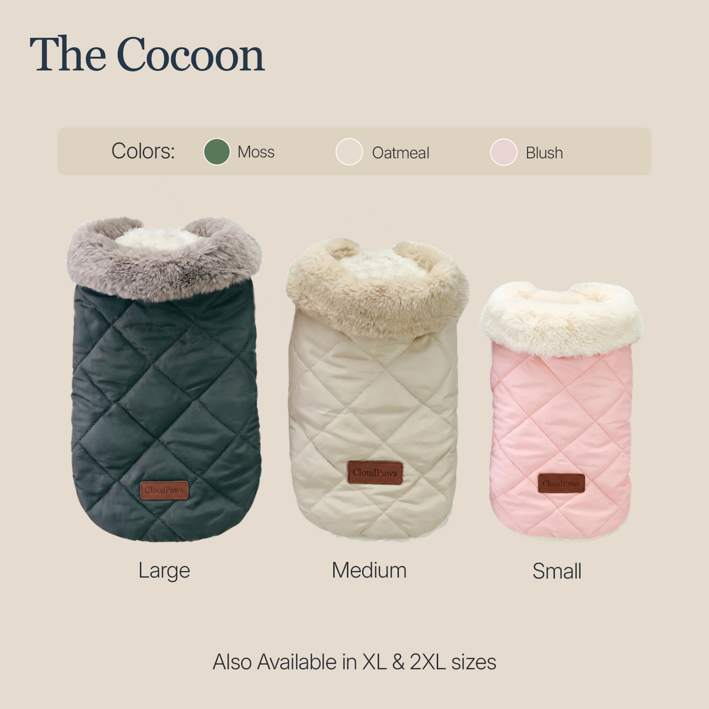Cocoon colours and size