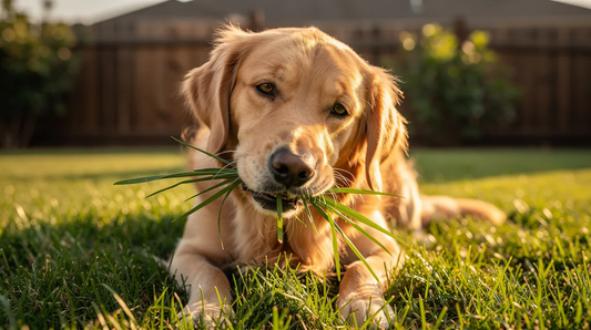 Dogs Eat Grass