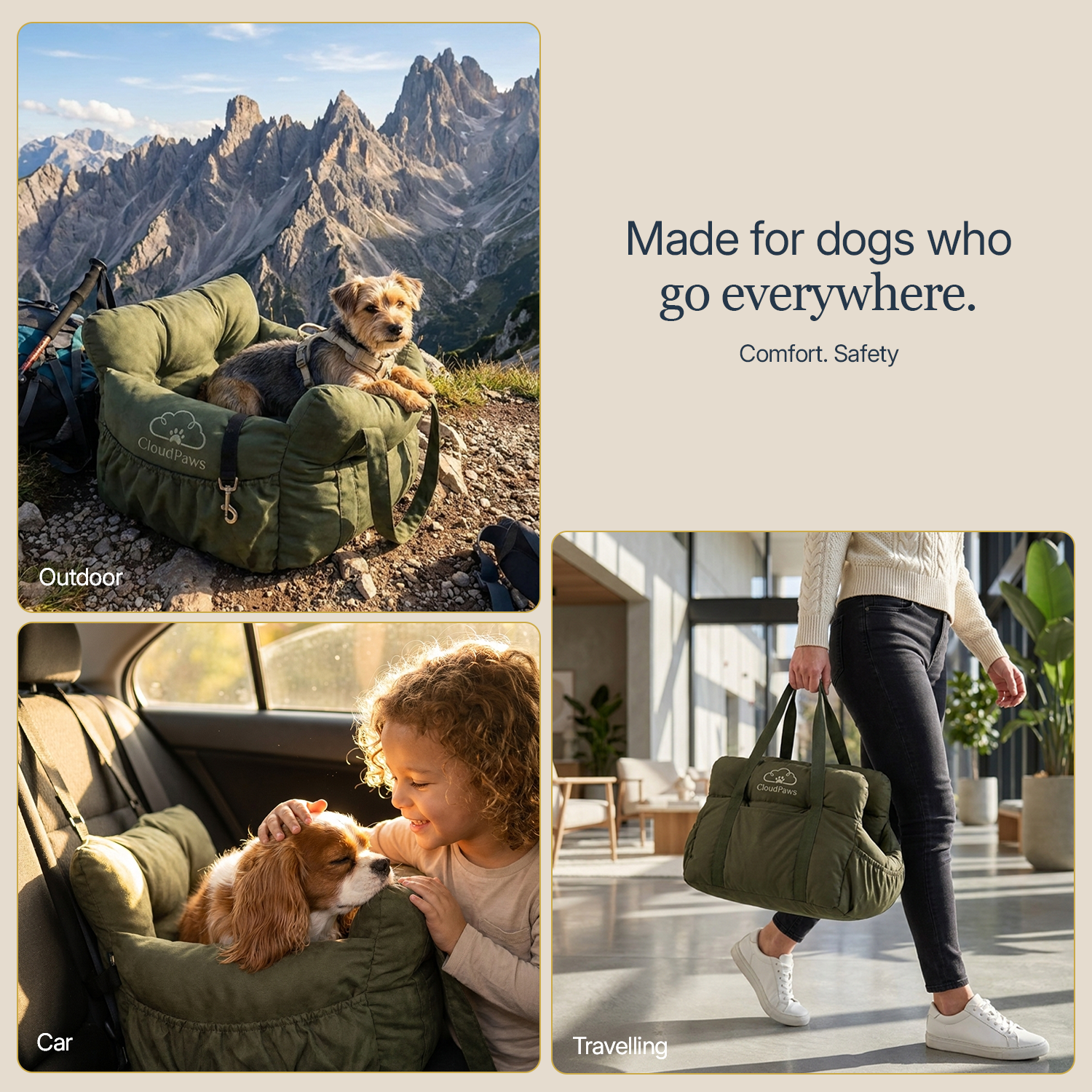 Dog car seat