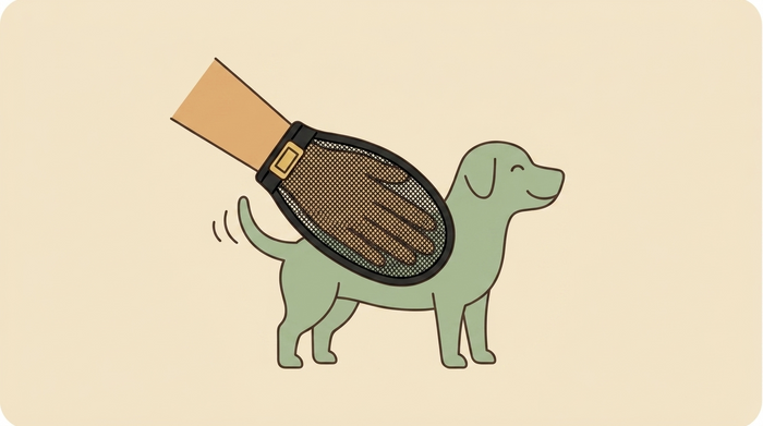 Pet grooming brush
