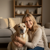 Emma H. with dog