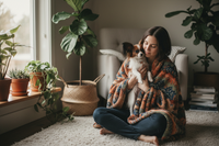 Woman with Papillon